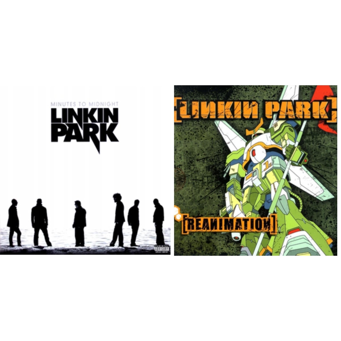 This is a 2 LP Vinyl SKU bundle.
1.This LP Vinyl is brand new.Format: LP VinylMusic Style: Alternative RockThis item's title is: Minutes To MidnightArtist: Linkin ParkLabel: WARNER BROS.Barcode: 093624998105Release Date: 2/19/2008
2.This LP Vinyl is brand new.