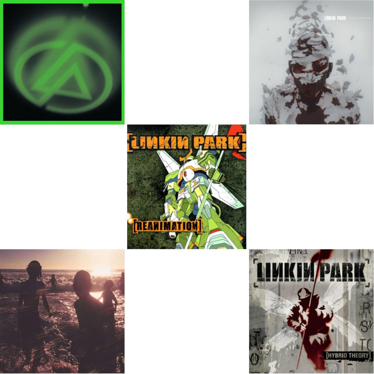Papercuts (2LP) & One More Light & Reanimation & Living Things & Hybrid Theory