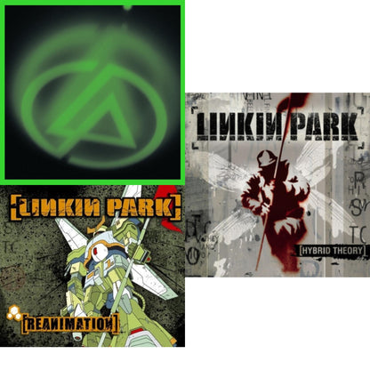 This is a 3 CD SKU bundle.
1.This CD is brand new.Format: CDMusic Style: Nu MetalThis item's title is: Hybrid TheoryArtist: Linkin ParkLabel: WARNER BROS.Barcode: 093624775522Release Date: 10/30/2000
2.This CD is brand new.
