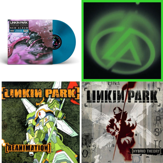 This is a 4 LP Vinyl SKU bundle.
1.This LP Vinyl is brand new.Format: LP VinylThis item's title is: From Zero (Translucent Sea Blue LP Vinyl)Artist: Linkin ParkBarcode: 093624839941Release Date: 11/15/2024
2.This LP Vinyl is brand new.