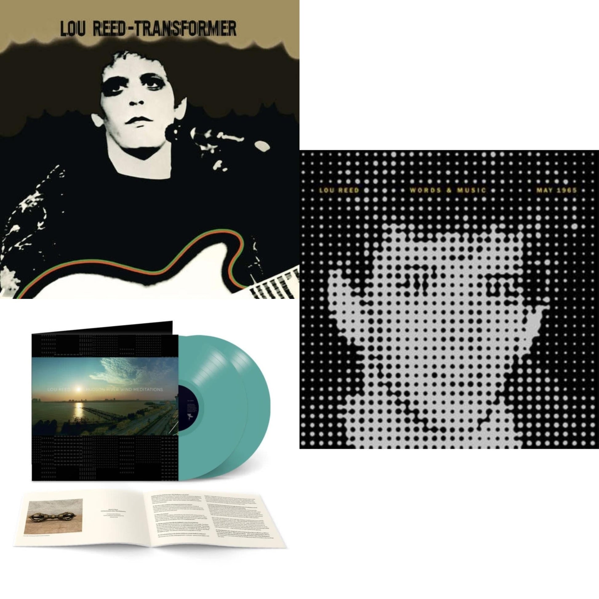 This is a 3 LP Vinyl SKU bundle.
1.This LP Vinyl is brand new.Format: LP VinylMusic Style: GlamThis item's title is: Transformer (150G LP Vinyl) (Remastered)Artist: Lou ReedLabel: LEGACY/ RCA RECORDSBarcode: 889853490318Release Date: 11/17/2017
2.This LP Vinyl is brand new.