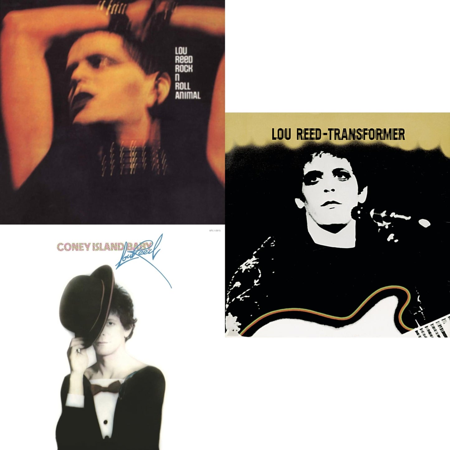 Rock & Roll Animal & Coney Island Baby & Transformer