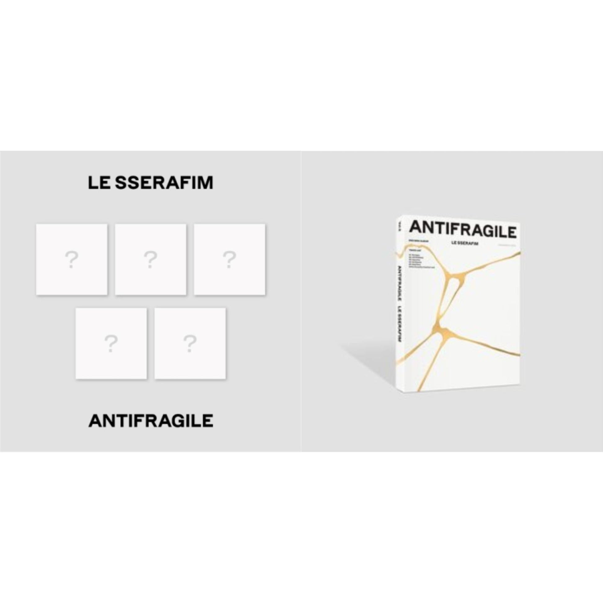 This is a 2 CD SKU bundle.
1.This CD is brand new.Format: CDMusic Style: K-popThis item's title is: Antifragile Iridescent OpalArtist: Le SserafimLabel: SOURCE MUSICBarcode: 192641873843Release Date: 10/21/2022
2.This CD is brand new.
