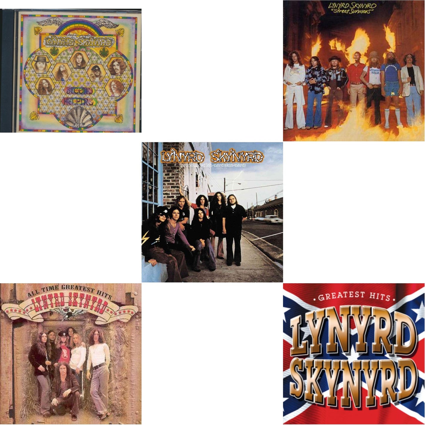 Second Helping & All Time Greatest Hits & Pronounced Leh Nerd Skin Nerd & Street Survivors & Greatest Hits