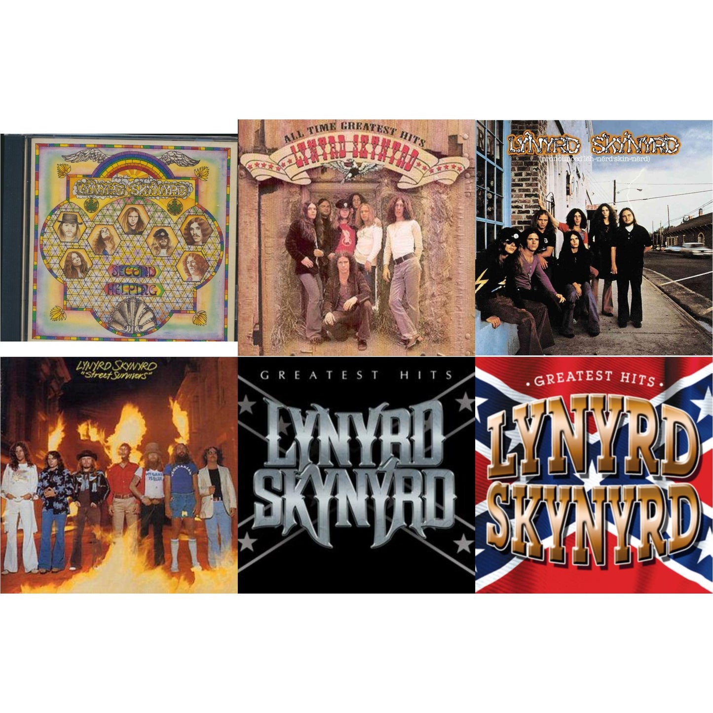 Second Helping & All Time Greatest Hits & Pronounced Leh Nerd Skin Nerd & Street Survivors & Greatest Hits & Greatest Hits