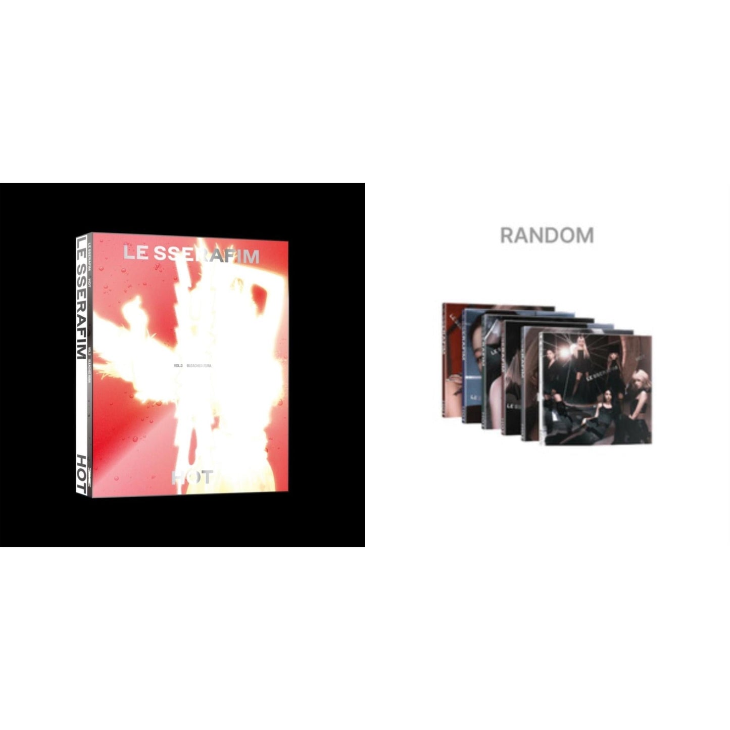 Hot - Bleached Aura (Vol 3./5Th Mini Album) & Hot (Compact Ver./5Th Mini Album)