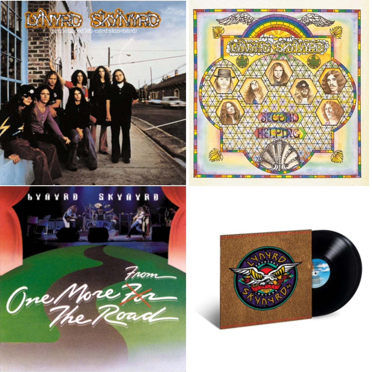 Pronounced Leh-Nerd Skin-Nerd & Second Helping & One More From The Road & Skynyrd's Innyrds (Their Greatest Hits)