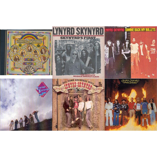 Second Helping & Skynyrd's First & Gimme Back My Bullets & Nuthin Fancy & All Time Greatest Hits & Street Survivors