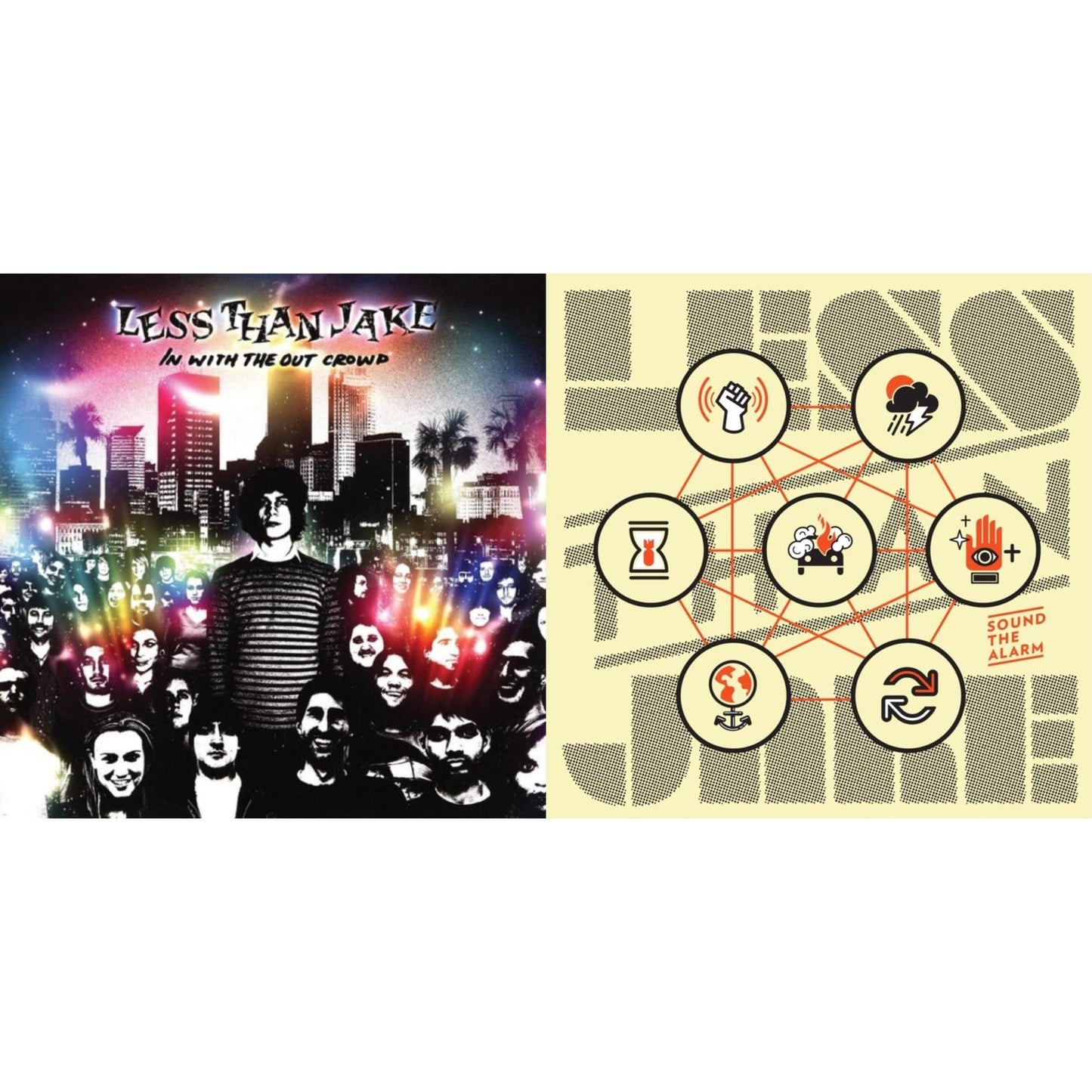 This is a 2 LP Vinyl SKU bundle.
1.This LP Vinyl is brand new.Format: LP VinylMusic Style: SkaThis item's title is: In With The Out Crowd (Grape LP Vinyl)Artist: Less Than JakeLabel: REAL GONE MUSICBarcode: 848064014010Release Date: 11/11/2022
2.This LP Vinyl is brand new.