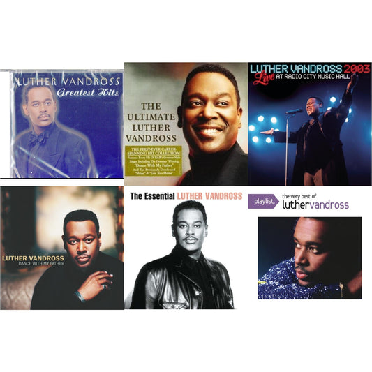 Greatest Hits & Best Of Luther Vandross & Live Radio City Music Hall 2003 & Dance With My Father & Essential Luther Vandross & Playlist: Very Best Of Luther Vandross