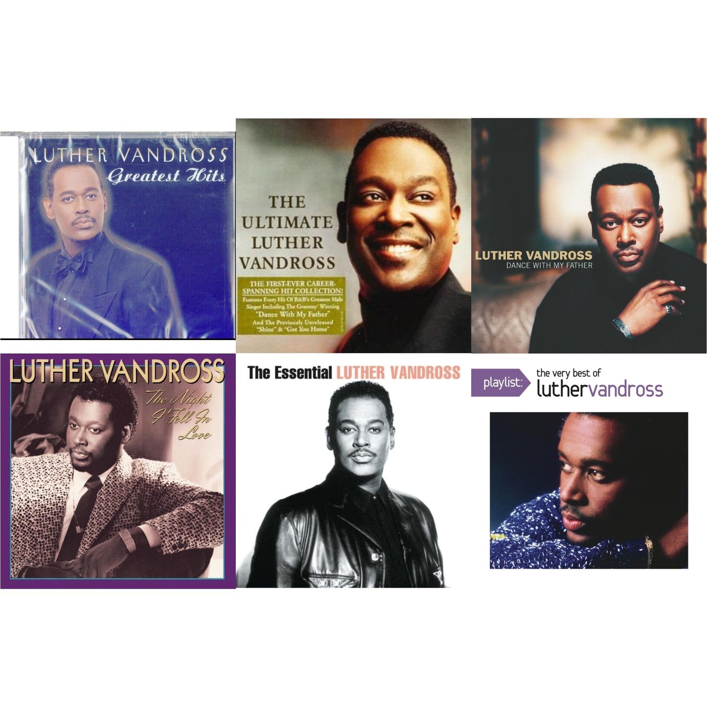 Greatest Hits & Best Of Luther Vandross & Dance With My Father & Night I Fell In Love & Essential Luther Vandross & Playlist: Very Best Of Luther Vandross