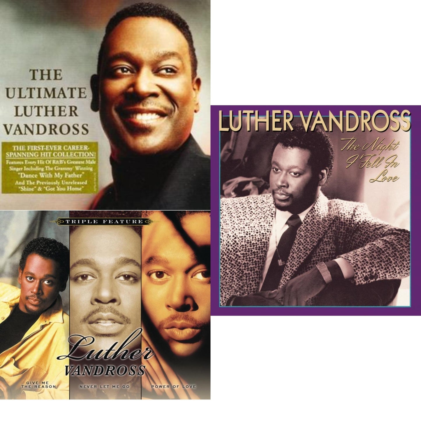 Best Of Luther Vandross & Give Me The Reason / Never Let Me Go / Power Of Love & Night I Fell In Love