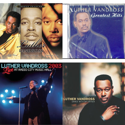 Luther Vandross - Greatest Hits & Live Radio City Music Hall 2003 & Dance With My Father & Give Me The Reason / Never Let Me Go / Power Of Love - CD Bundle