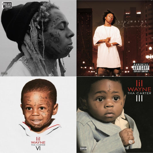 I Am Music (2LP/Translucent Ruby Vinyl) & Tha Carter (2LP) (X) & Tha Carter Vi (X) & Tha Carter 3