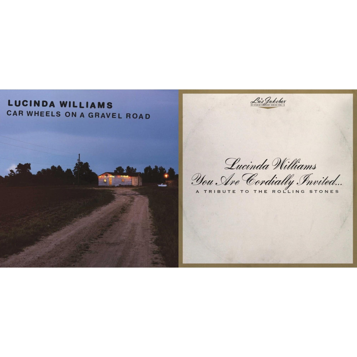Car Wheels On A Gravel Road (Yellow LP Vinyl) & Lu's Jukebox Vol. 6: You Are Cordially Invited... A Tribute To The Rolling Stones