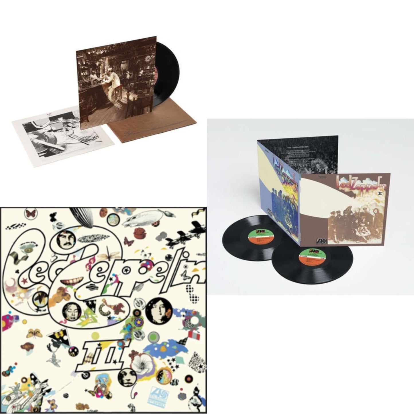 Led Zeppelin Ii (Deluxe Remastered/2LP/180) & In Through The Out Door & Led Zeppelin Iii (Remastered Original/180G)