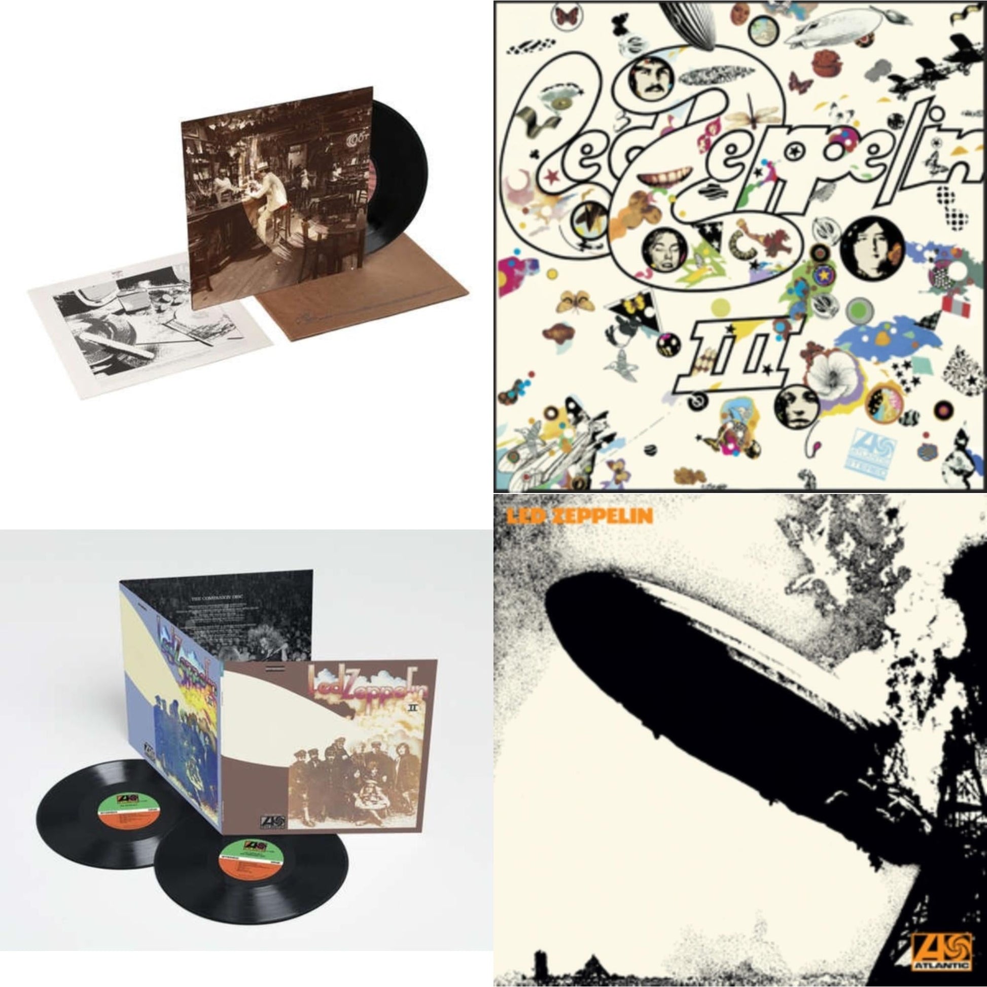 This is a 4 LP Vinyl SKU bundle.
1.This LP Vinyl is brand new.Format: LP VinylMusic Style: Blues RockThis item's title is: Led Zeppelin Ii (Deluxe Remastered/2LP/180)Artist: Led ZeppelinLabel: ATLANTIC CATALOG GROUPBarcode: 081227964382Release Date: 6/3/2014
2.