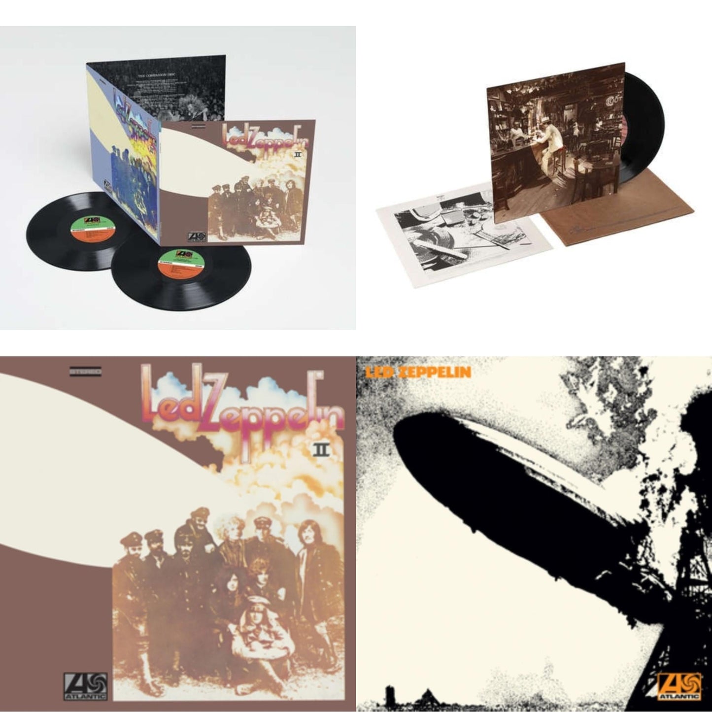 Led Zeppelin Ii (Deluxe Remastered/2LP/180) & In Through The Out Door & Led Zeppelin Ii (180G/Remastered) & Led Zeppelin I (180G/Remastered)