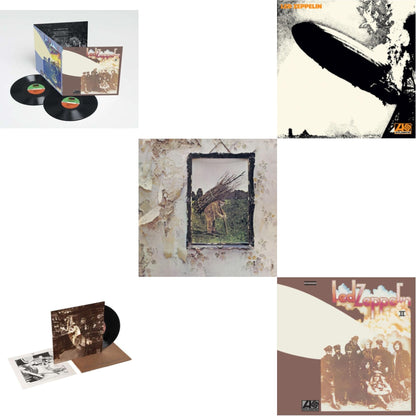 This is a 5 LP Vinyl SKU bundle.
1.This LP Vinyl is brand new.Format: LP VinylMusic Style: Blues RockThis item's title is: Led Zeppelin Ii (Deluxe Remastered/2LP/180)Artist: Led ZeppelinLabel: ATLANTIC CATALOG GROUPBarcode: 081227964382Release Date: 6/3/2014
2.