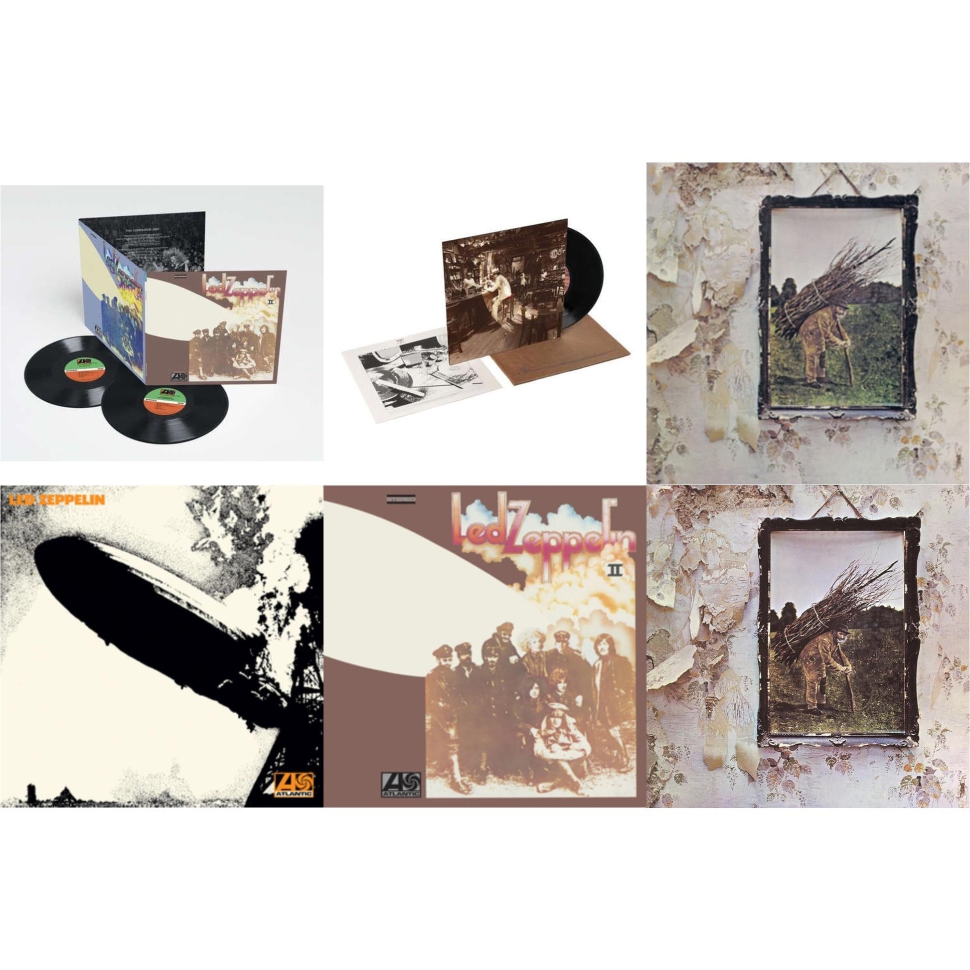 This is a 6 LP Vinyl SKU bundle.
1.This LP Vinyl is brand new.Format: LP VinylMusic Style: Blues RockThis item's title is: Led Zeppelin Ii (Deluxe Remastered/2LP/180)Artist: Led ZeppelinLabel: ATLANTIC CATALOG GROUPBarcode: 081227964382Release Date: 6/3/2014
2.