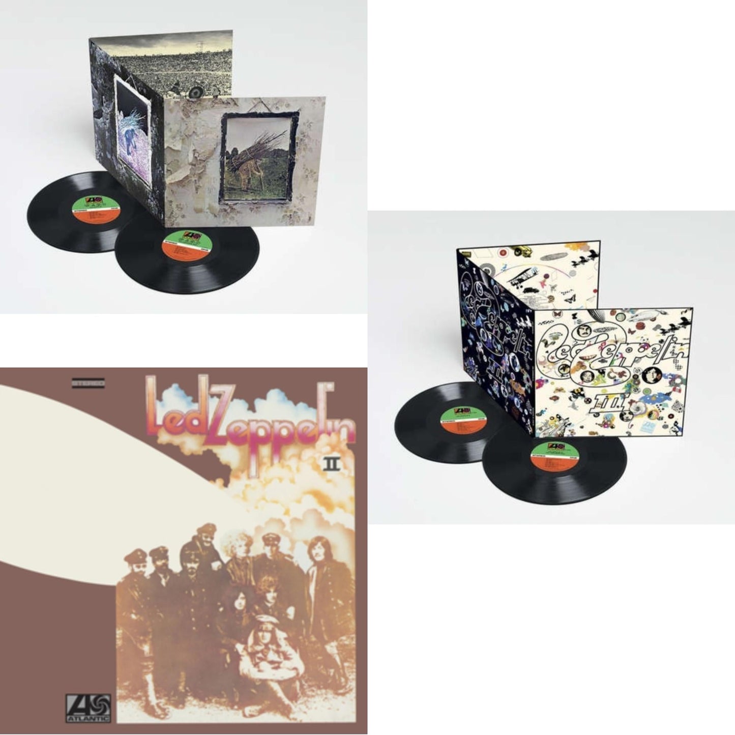 This is a 3 LP Vinyl SKU bundle.
1.This LP Vinyl is brand new.Format: LP VinylMusic Style: Hard RockThis item's title is: Led Zeppelin Iv (Deluxe Remastered/2LP/180G)Artist: Led ZeppelinLabel: ATLANTIC CATALOG GROUPBarcode: 081227964337Release Date: 10/27/2014
2.