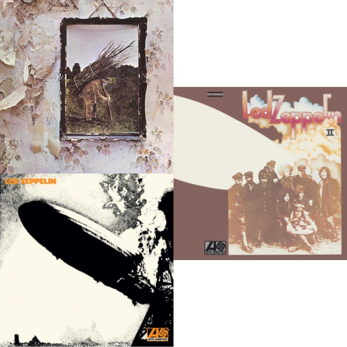 This is a 3 LP Vinyl SKU bundle.
1.This LP Vinyl is brand new.Format: LP VinylMusic Style: Blues RockThis item's title is: Led Zeppelin Ii (180G/Remastered)Artist: Led ZeppelinLabel: ATLANTIC CATALOG GROUPBarcode: 081227966409Release Date: 6/3/2014
2.This LP Vinyl is brand new.