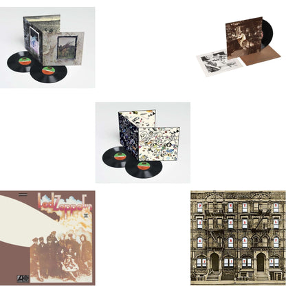 This is a 5 LP Vinyl SKU bundle.
1.This LP Vinyl is brand new.Format: LP VinylMusic Style: Hard RockThis item's title is: Led Zeppelin Iv (Deluxe Remastered/2LP/180G)Artist: Led ZeppelinLabel: ATLANTIC CATALOG GROUPBarcode: 081227964337Release Date: 10/27/2014
2.