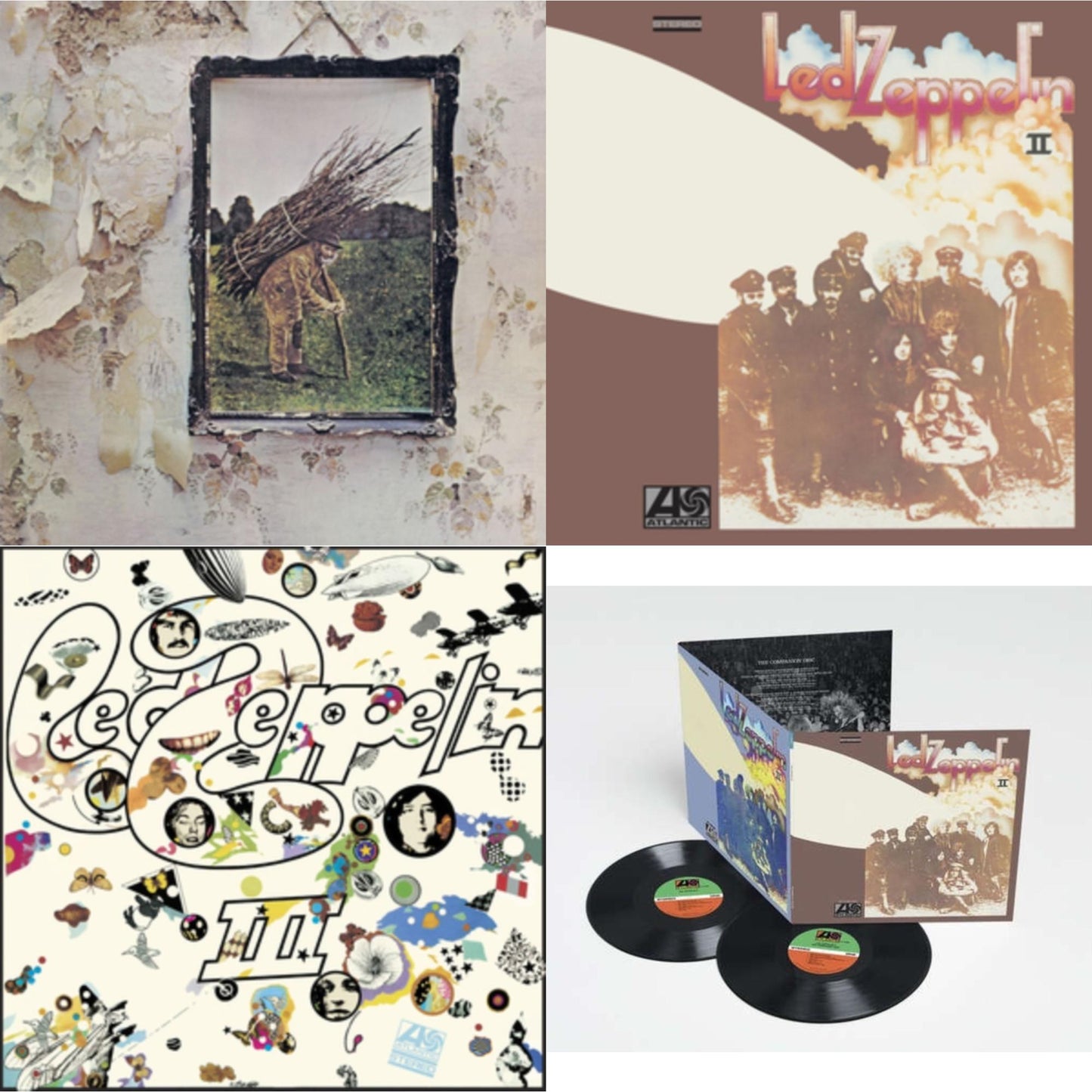 Led Zeppelin Ii (Deluxe Remastered/2LP/180) & Led Zeppelin Iii (Remastered Original/180G) & Led Zeppelin Iv & Led Zeppelin Ii (180G/Remastered)