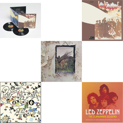 This is a 5 LP Vinyl SKU bundle.
1.This LP Vinyl is brand new.Format: LP VinylMusic Style: Blues RockThis item's title is: Led Zeppelin Ii (Deluxe Remastered/2LP/180)Artist: Led ZeppelinLabel: ATLANTIC CATALOG GROUPBarcode: 081227964382Release Date: 6/3/2014
2.