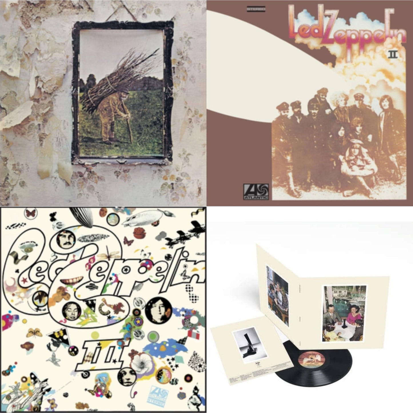 Led Zeppelin Iii (Remastered Original/180G) & Led Zeppelin Iv & Presence & Led Zeppelin Ii (180G/Remastered)