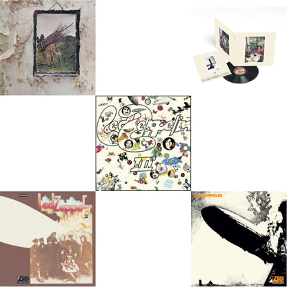 This is a 5 LP Vinyl SKU bundle.
1.This LP Vinyl is brand new.Format: LP VinylMusic Style: Classic RockThis item's title is: Led Zeppelin Iii (Remastered Original/180G)Artist: Led ZeppelinLabel: ATLANTIC CATALOG GROUPBarcode: 081227965761Release Date: 6/3/2014
2.