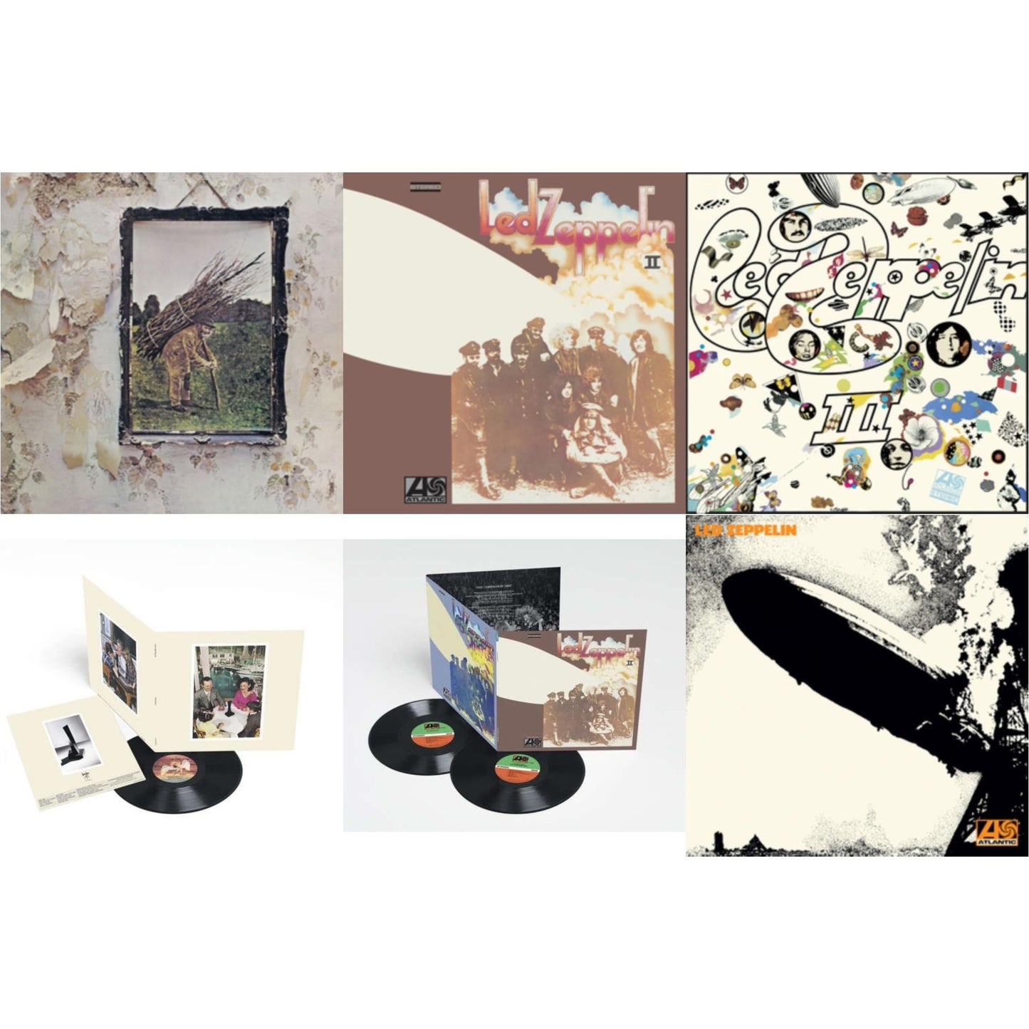 This is a 6 LP Vinyl SKU bundle.
1.This LP Vinyl is brand new.Format: LP VinylMusic Style: Blues RockThis item's title is: Led Zeppelin Ii (Deluxe Remastered/2LP/180)Artist: Led ZeppelinLabel: ATLANTIC CATALOG GROUPBarcode: 081227964382Release Date: 6/3/2014
2.