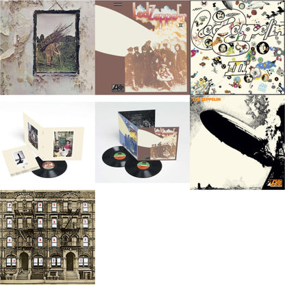 This is a 7 LP Vinyl SKU bundle.
1.This LP Vinyl is brand new.Format: LP VinylMusic Style: Blues RockThis item's title is: Led Zeppelin Ii (Deluxe Remastered/2LP/180)Artist: Led ZeppelinLabel: ATLANTIC CATALOG GROUPBarcode: 081227964382Release Date: 6/3/2014
2.
