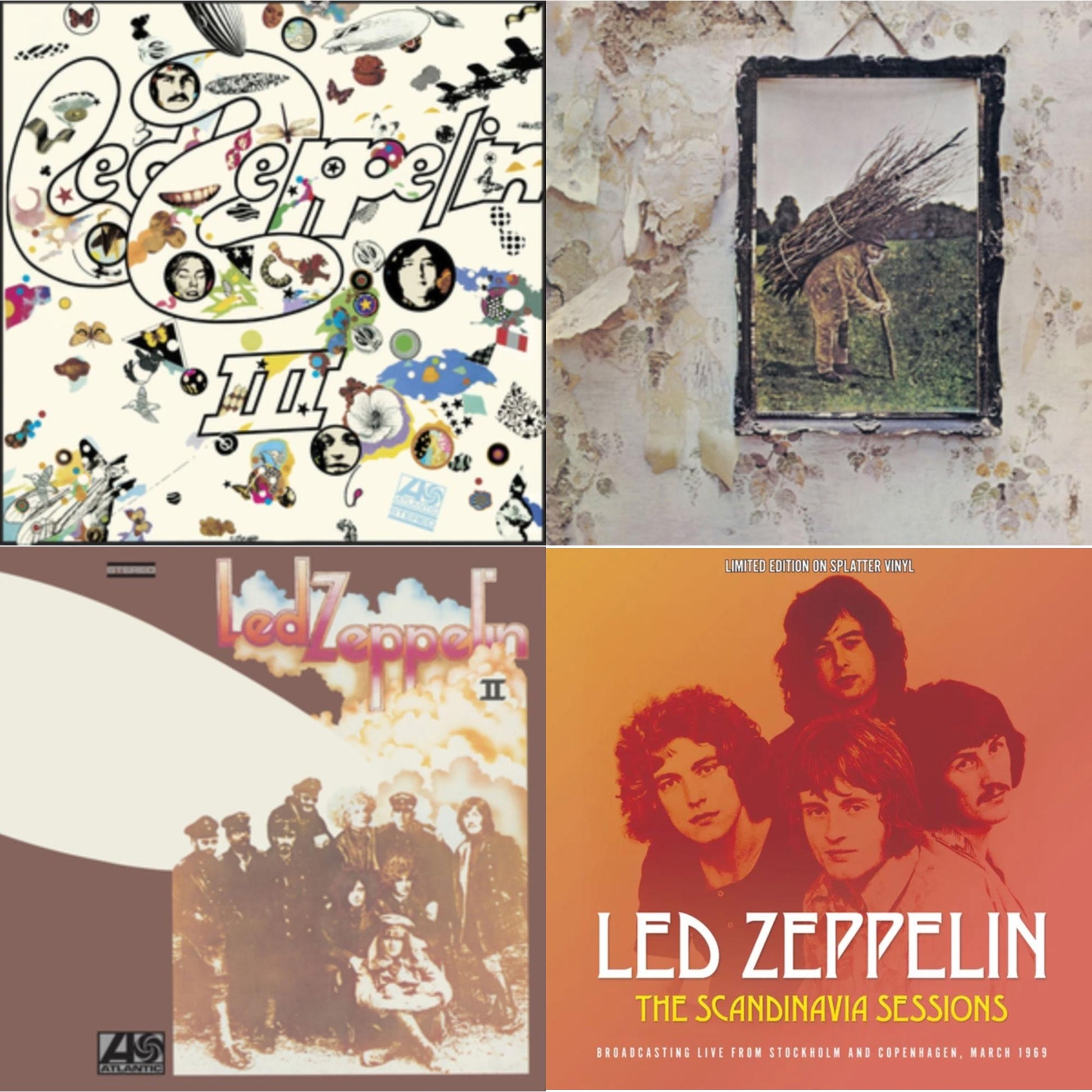 This is a 4 LP Vinyl SKU bundle.
1.This LP Vinyl is brand new.Format: LP VinylMusic Style: Classic RockThis item's title is: Led Zeppelin Iii (Remastered Original/180G)Artist: Led ZeppelinLabel: ATLANTIC CATALOG GROUPBarcode: 081227965761Release Date: 6/3/2014
2.