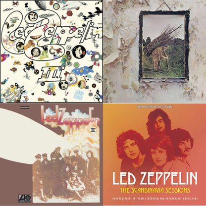 This is a 4 LP Vinyl SKU bundle.
1.This LP Vinyl is brand new.Format: LP VinylMusic Style: Classic RockThis item's title is: Led Zeppelin Iii (Remastered Original/180G)Artist: Led ZeppelinLabel: ATLANTIC CATALOG GROUPBarcode: 081227965761Release Date: 6/3/2014
2.