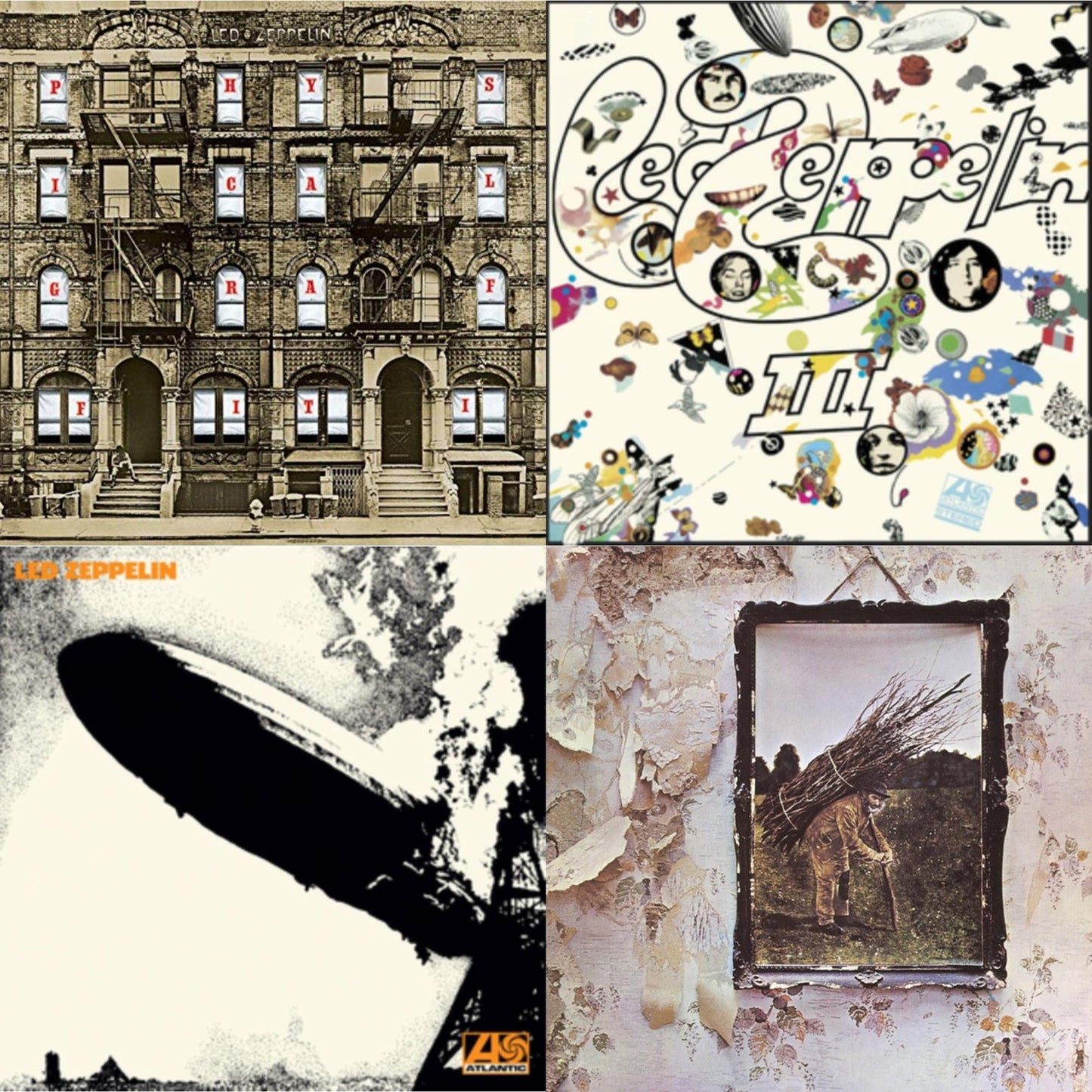 This is a 4 LP Vinyl SKU bundle.
1.This LP Vinyl is brand new.Format: LP VinylMusic Style: Classic RockThis item's title is: Led Zeppelin Iii (Remastered Original/180G)Artist: Led ZeppelinLabel: ATLANTIC CATALOG GROUPBarcode: 081227965761Release Date: 6/3/2014
2.