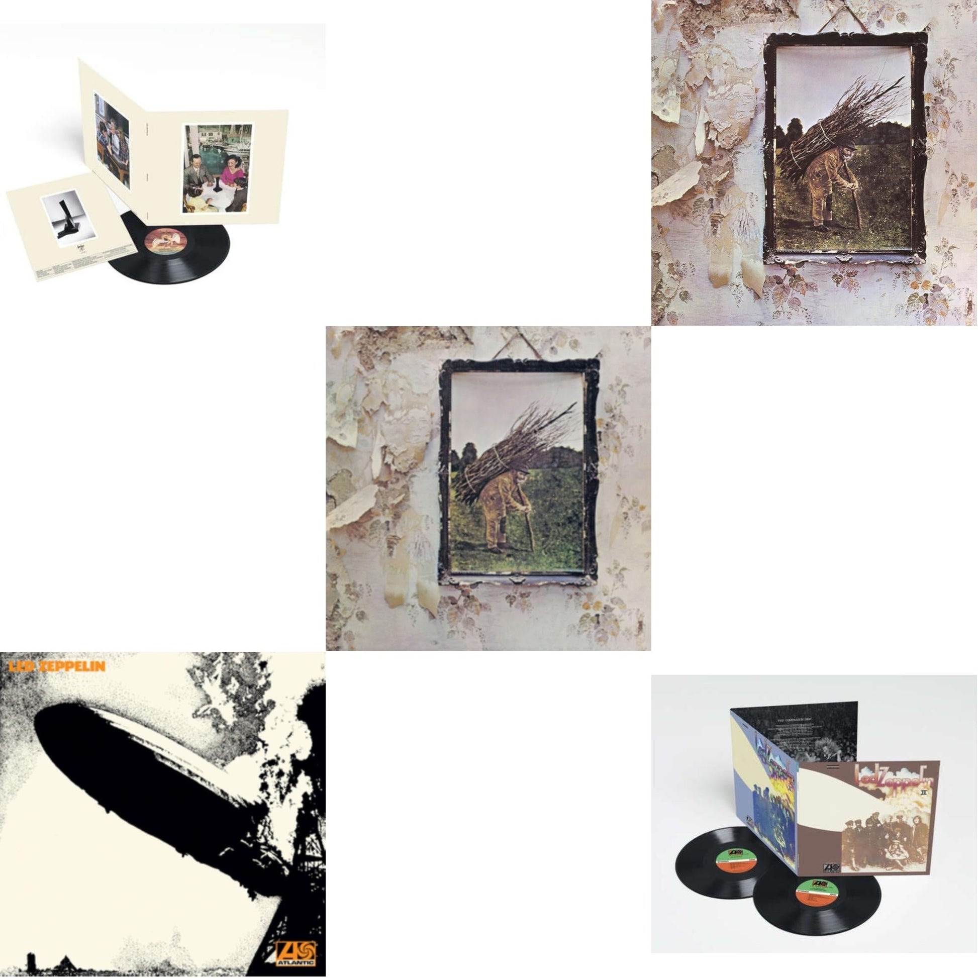 This is a 5 LP Vinyl SKU bundle.
1.This LP Vinyl is brand new.Format: LP VinylMusic Style: Blues RockThis item's title is: Led Zeppelin Ii (Deluxe Remastered/2LP/180)Artist: Led ZeppelinLabel: ATLANTIC CATALOG GROUPBarcode: 081227964382Release Date: 6/3/2014
2.