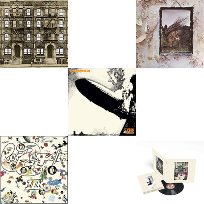 This is a 5 LP Vinyl SKU bundle.
1.This LP Vinyl is brand new.Format: LP VinylMusic Style: Classic RockThis item's title is: Led Zeppelin Iii (Remastered Original/180G)Artist: Led ZeppelinLabel: ATLANTIC CATALOG GROUPBarcode: 081227965761Release Date: 6/3/2014
2.