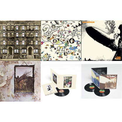 Led Zeppelin Ii (Deluxe Remastered/2LP/180) & Led Zeppelin Iii (Remastered Original/180G) & Physical Graffiti (2015 Remaster) & Presence & Led Zeppelin I (180G/Remastered) & Led Zeppelin Iv (Clear LP Vinyl/180G) (Atl75)