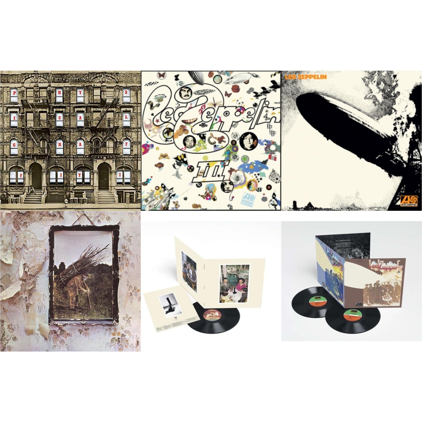 This is a 6 LP Vinyl SKU bundle.
1.This LP Vinyl is brand new.Format: LP VinylMusic Style: Blues RockThis item's title is: Led Zeppelin Ii (Deluxe Remastered/2LP/180)Artist: Led ZeppelinLabel: ATLANTIC CATALOG GROUPBarcode: 081227964382Release Date: 6/3/2014
2.