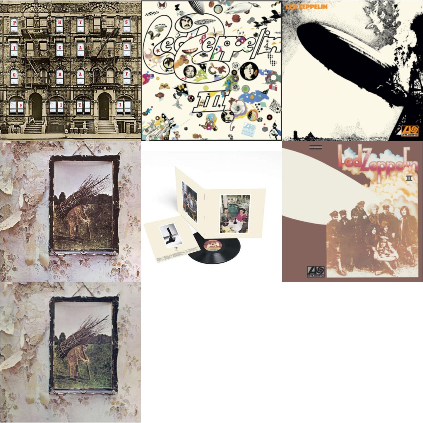 This is a 7 LP Vinyl SKU bundle.
1.This LP Vinyl is brand new.Format: LP VinylMusic Style: Classic RockThis item's title is: Led Zeppelin Iii (Remastered Original/180G)Artist: Led ZeppelinLabel: ATLANTIC CATALOG GROUPBarcode: 081227965761Release Date: 6/3/2014
2.