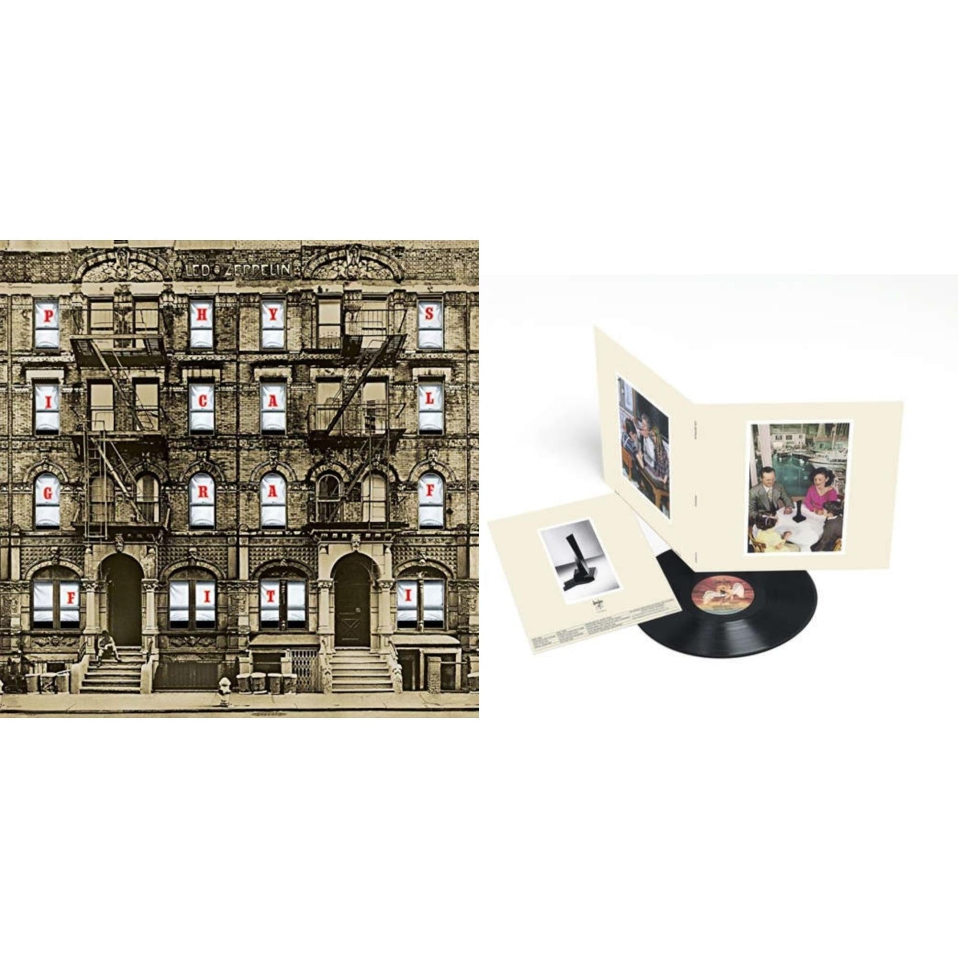 This is a 2 LP Vinyl SKU bundle.
1.This LP Vinyl is brand new.Format: LP VinylMusic Style: Hard RockThis item's title is: Physical Graffiti (2015 Remaster)Artist: Led ZeppelinLabel: ATLANTIC CATALOG GROUPBarcode: 081227965785Release Date: 2/24/2015
2.This LP Vinyl is brand new.