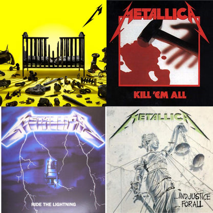 72 Seasons (2LP) & Kill Em All (180G) & Ride The Lightning (180G) & And Justice For All (Remastered)