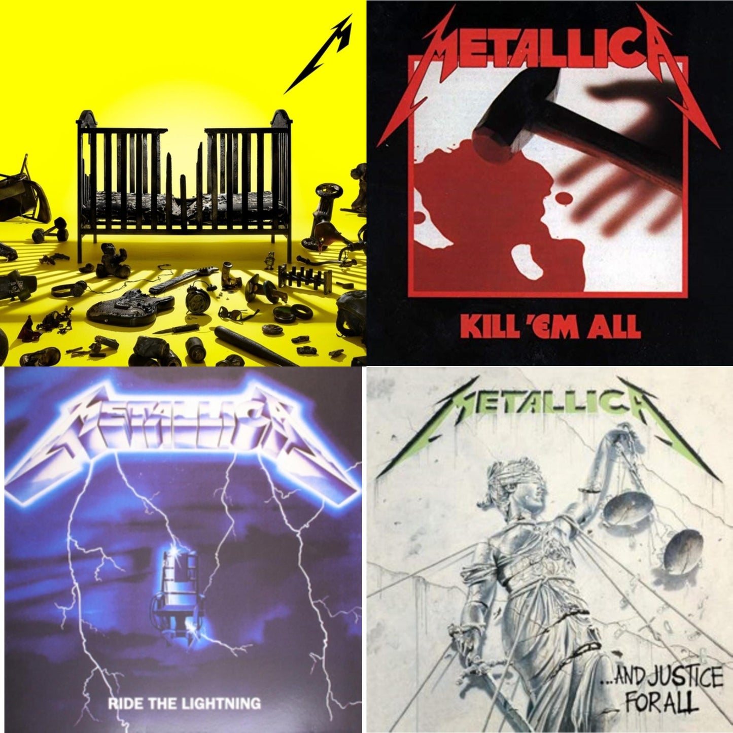72 Seasons (2LP) & Kill Em All (180G) & Ride The Lightning (180G) & And Justice For All (Remastered)