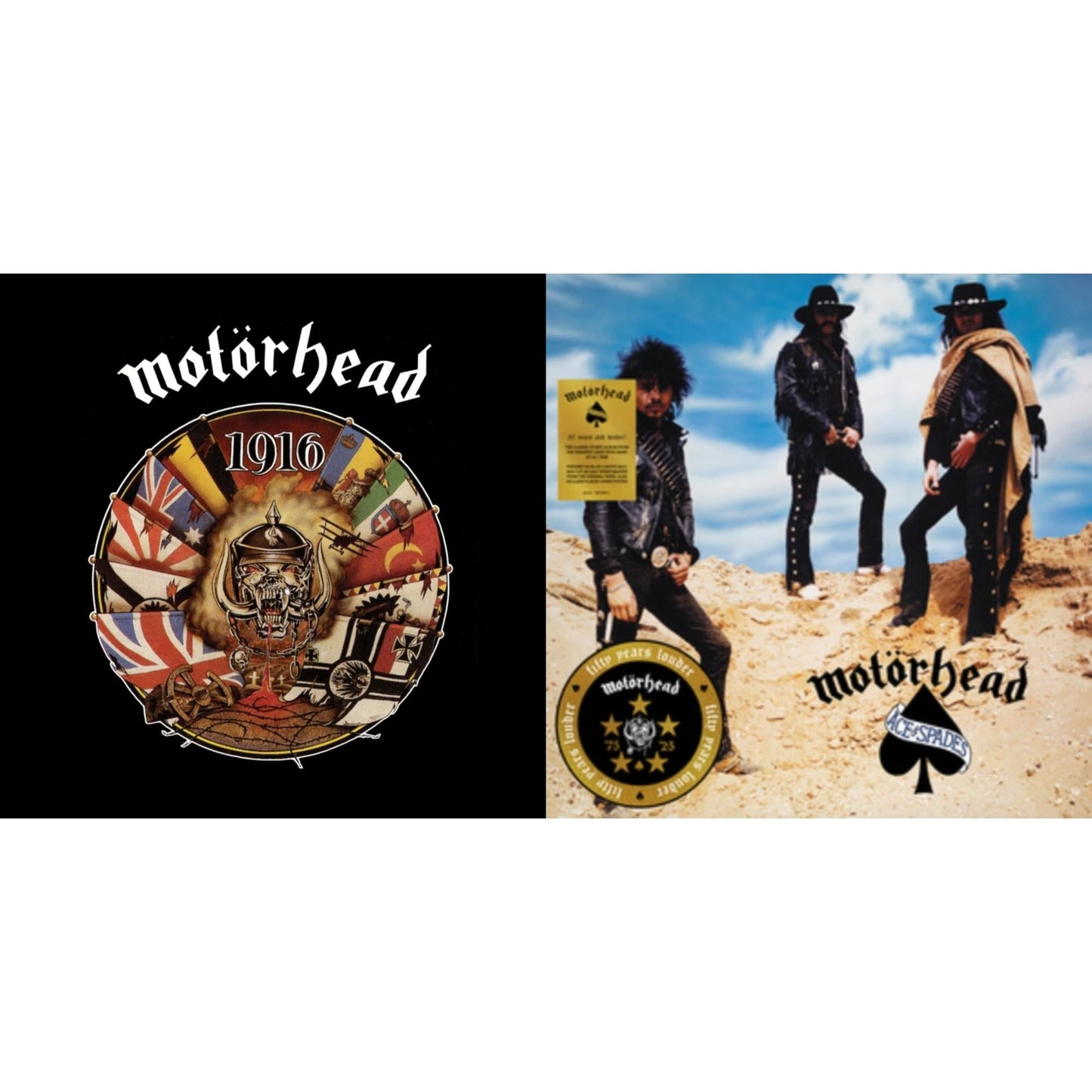 1916 & Ace Of Spades (50Th Anniversary) (Blue/White LP Vinyl/Half-Speed Master)