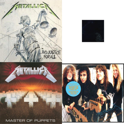 Metallica (Remastered/2LP) & Master Of Puppets (Remastered) & $5.98 Ep: Garage Days Re-Revisited (Remastered) & And Justice For All (Remastered)