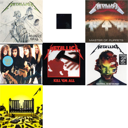 72 Seasons (2LP) & Metallica (Remastered/2LP) & Kill Em All (180G) & Master Of Puppets (Remastered) & Hardwired To Self-Destruct (2LP/180G/Dl Card) & $5.98 Ep: Garage Days Re-Revisited (Remastered) & And Justice For All (Remastered)