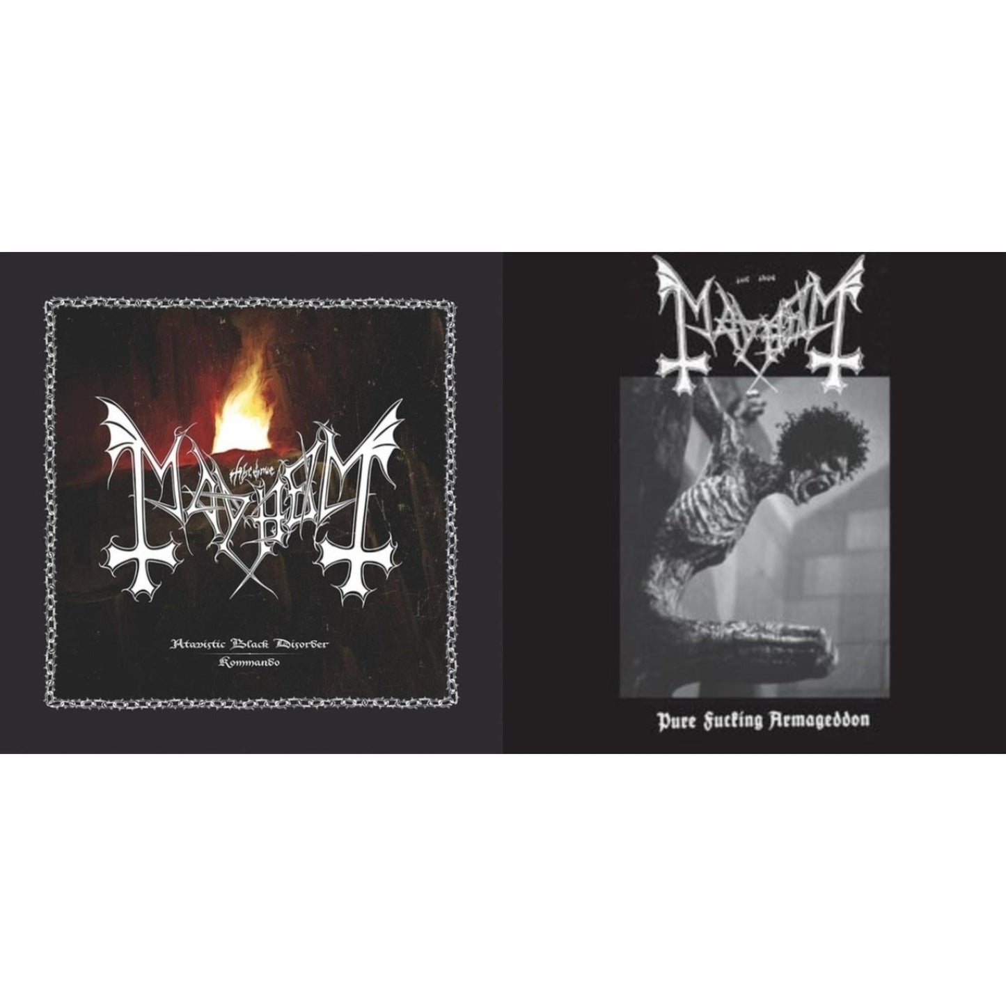 Atavistic Black Disorder / Kommando - Ep & Pfa Demo (White LP Vinyl)