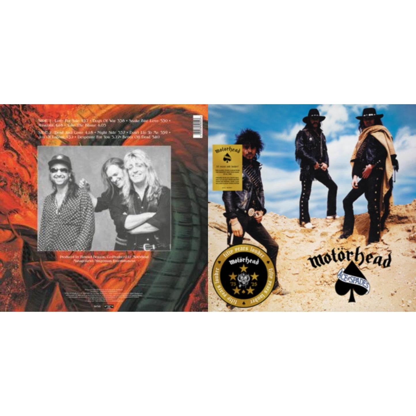 Snake Bite Love & Ace Of Spades (50Th Anniversary) (Blue/White LP Vinyl/Half-Speed Master)