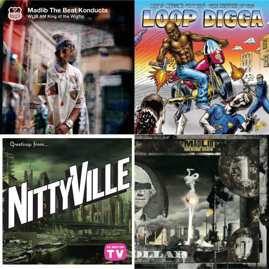 Wlib Am: King Of The Wigflip & Medicine Show No. 5 - History Of The Loop Digga: 1990-2000 (2LP/Sky Blue Vinyl) (I) & Channel 85 Presents Nittyville: Season 1 & Before The Verdict (Gold Vinyl/2LP)